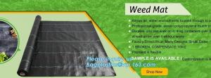  pp weed mat organic agricultural plastic mulch, recyclable weed barrier,PP ground mat /concert crowd control barrier wee Manufactures