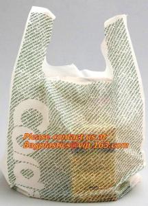  HDPE 100% virgin material transparent, t-shirt bags on roll, plastic t-shirt bags vest bag Manufactures