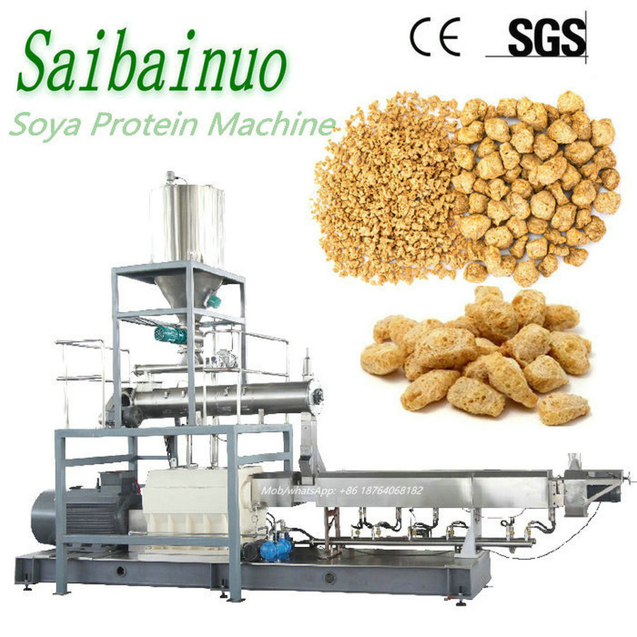  Factory Direct Sell Artificial Meat Soybean Protein Food Making Machine Manufactures