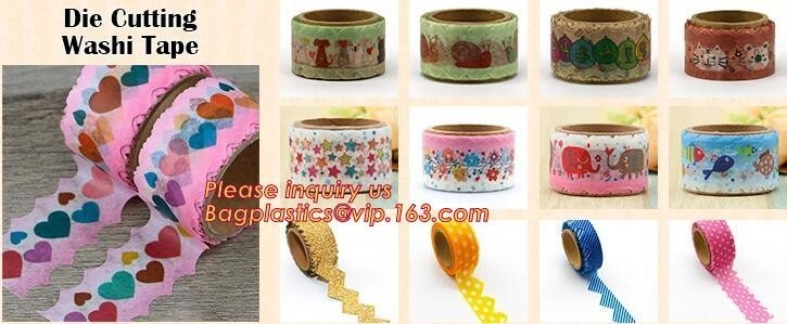  Plastic Core Washi Paper Tape Automotive Stationary Japanese SGS Certification Manufactures