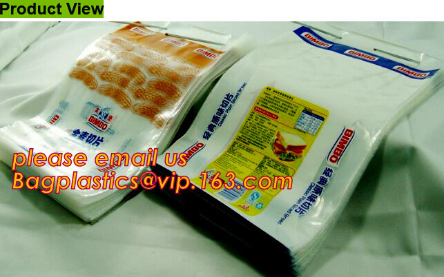  Reclosable Wicketted Packing Bag Food Side Sealed With Metal Wire Blocked Manufactures