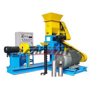 China Blue Fish Feed Pellet Extruder FY-DGP80 with 300kg/h production on sale
