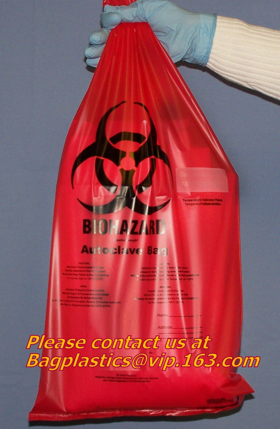  Clinical supplies, biohazard,Specimen bags, autoclavable bags, sacks, Cytotoxic Waste Bags Manufactures