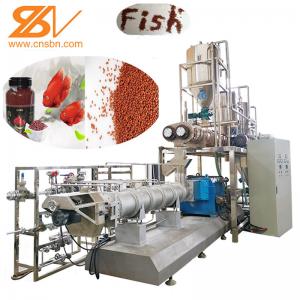 China Automatic Aquatic Feed Pellet Bulking Machine Pet Fish Food Extrusion Production Plant on sale