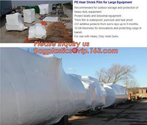  biodegradable shrink wrap 200 mic construction industrialJumbo construction industrial uv shrink wrap for yacht covering Manufactures
