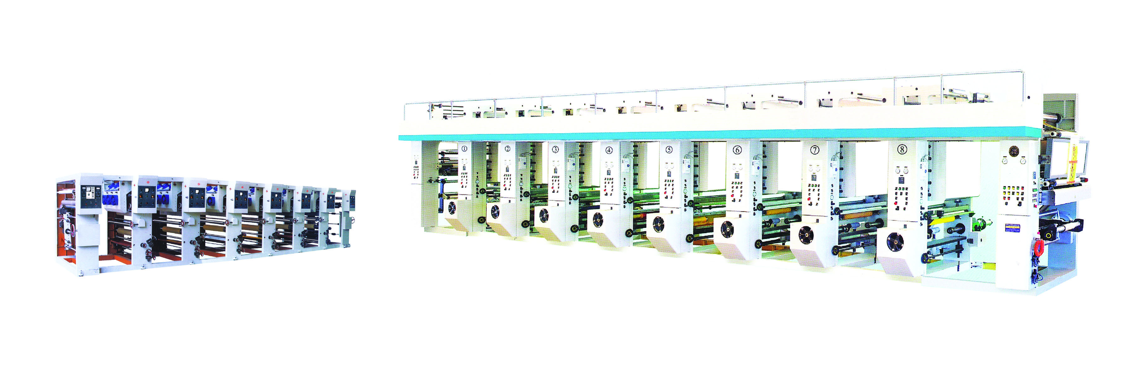  24kw Express Bag Making Machine , Computerized Plastic Film Gravure Printing Equipment  Manufactures