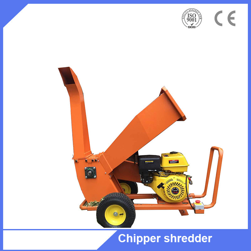  Tree branches crusher chipping machine with gasoline engine Manufactures