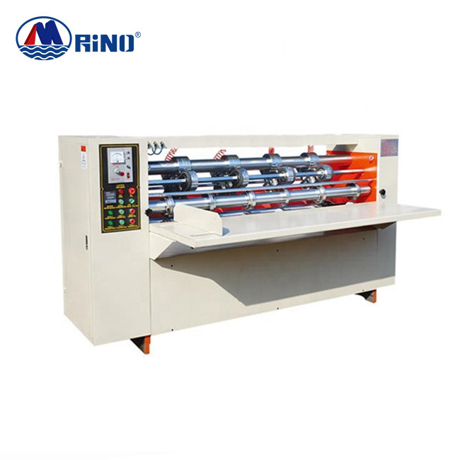  RINO Thin Blade Slitting Machine 4000W For Carton Box Making Manufactures