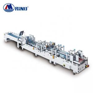  Straight Line High Speed Folding And Gluing Machine 400m/min For Paper Box Manufactures