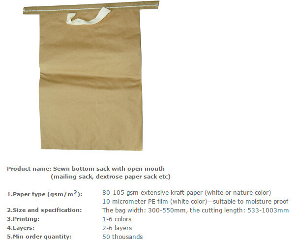  Multiwall paper sack, Medicine packing bag, Maltitol crystal packing bag, Mail paper bag, Grain packing sacks Manufactures
