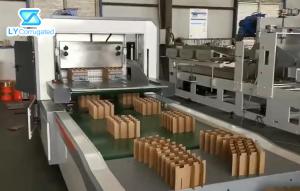 PLC Automatic Corrugated Box Making Machine 7mm Clapboard Assemble Manufactures