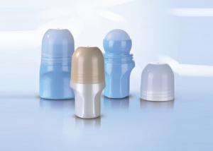  White Plastic 30ml Essential Oil Rollerball Bottles With Large Roller Silk Screen Manufactures