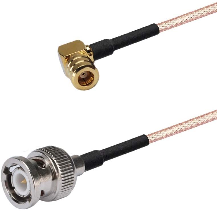  6 Inch BNC Male To SMB Female RG316 RF Extension Cable Manufactures