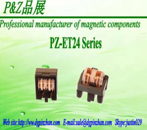  PZ-ET24-Series 2.4~68mH Common Mode Choke Line Filter Common Mode Inductor Manufactures