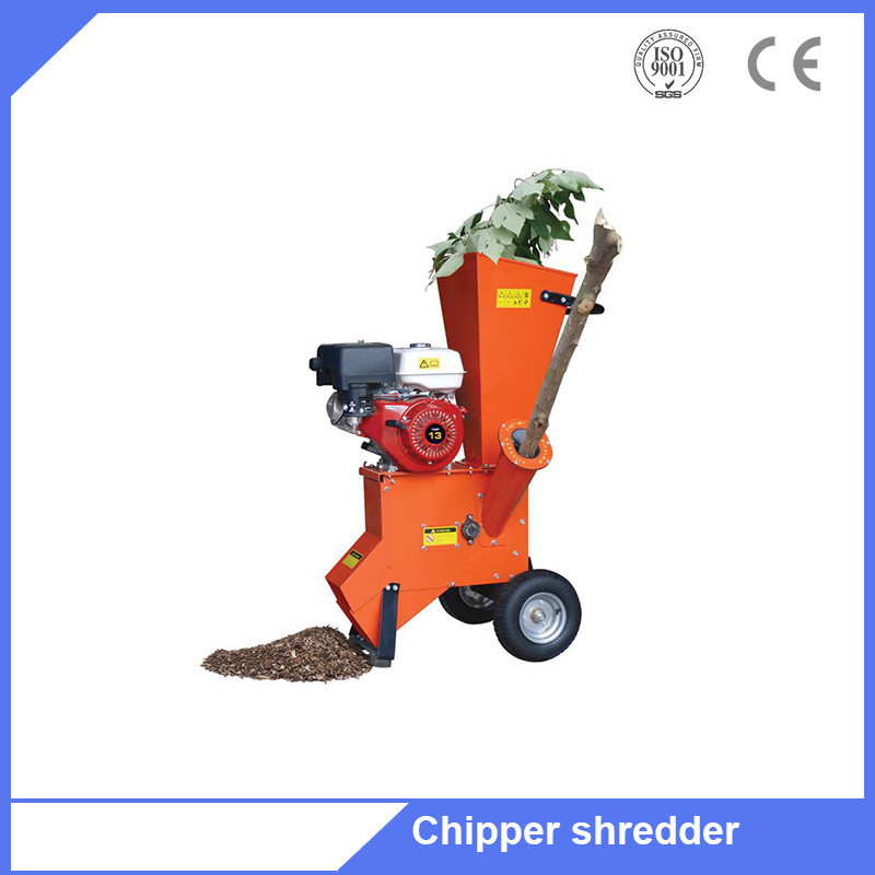  Gasoline engine driven branch chipper brush chipper with high quality Manufactures