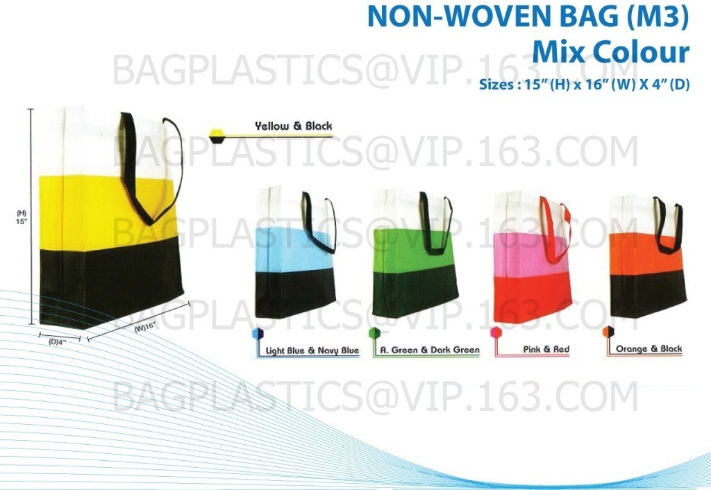  recycle printable non woven bag,non woven carry bag,non woven tote bag, Promotional pp coated custom printed recycled ec Manufactures