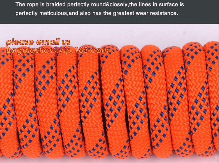  6mm accessory cord climbing rope nylon 66, high strength fire escape safety climbing rope Manufactures