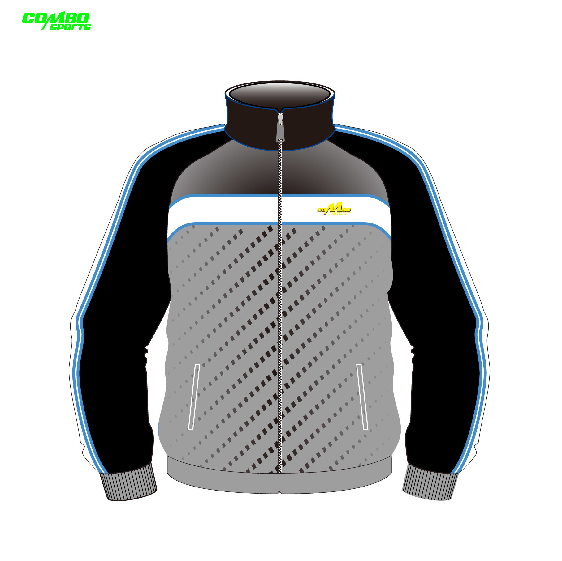  Side Pockets Softshell Running Jacket , Sublimation 3XL Double Layer Jacket Men'S Manufactures