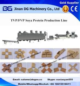  Automatic TVP TSP Texturized soyabean protein/soy chunks/nuggets/mince extruder machinery production line Manufactures