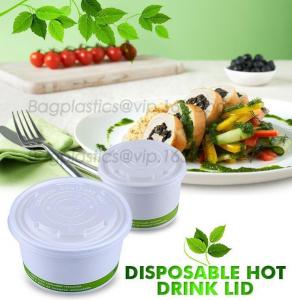  PLA compostable lids, BPI certificated compostable coffee cup lid made in China, Coffee cup with CPLA lid Manufactures
