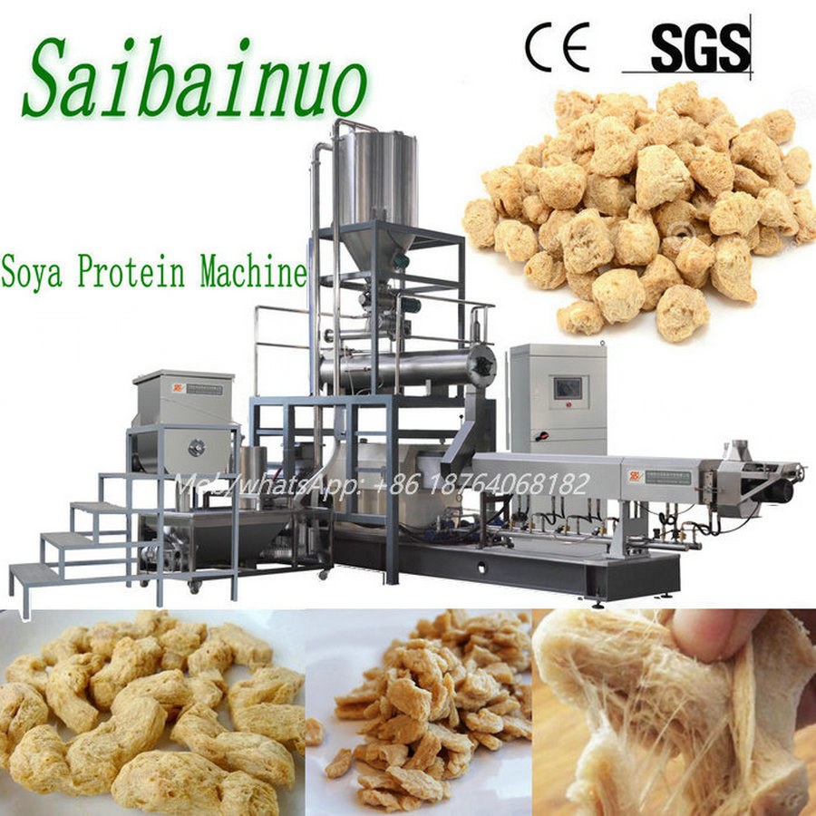  Fully Automatic Turnkey Soya Protein Vegetarian Meat Manufacturing Machine Manufactures
