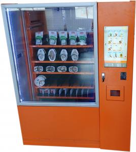  Intelligent Salad Vending Machine With Cashless Payment Device And Advertising Screen No Touch Payment Option Manufactures