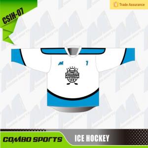 OEM ODM 2 Layers Neck Team Ice Hockey Jersey Custom Design Manufactures