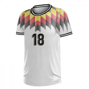  Digital Sublimation Custom Soccer Uniforms , BSCI XS White Short Sleeve T Shirt Manufactures