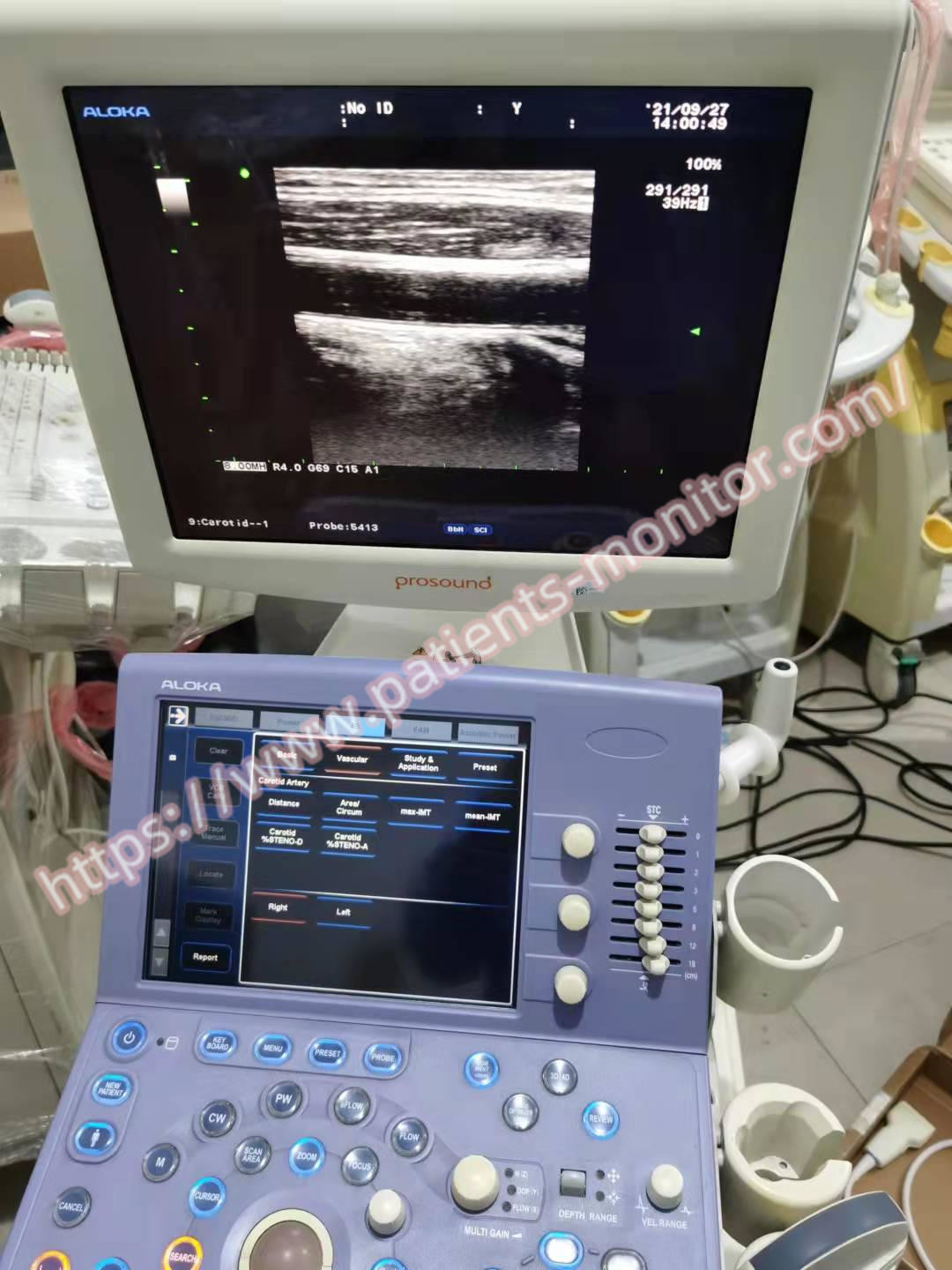  Aloka Prosound 6 Ultrasound Linear Probe Model Ust-5413 For Hospital Manufactures