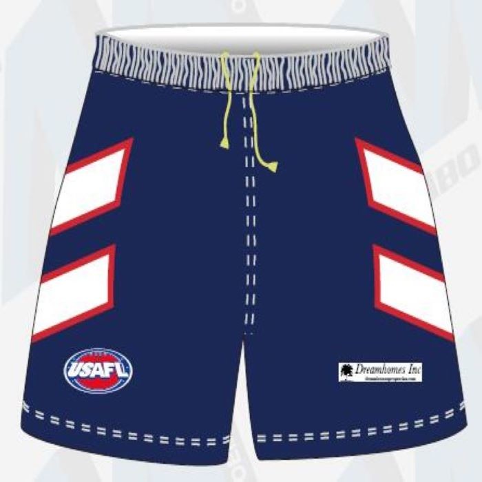  4XL Afl Aussie Footy Shorts , 3.8cm Band Boys Football Shorts Manufactures