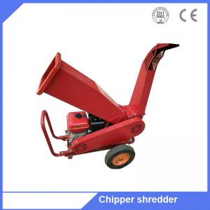 6.5HP gasoline engine small tree branch chipper wood logs shredder Manufactures