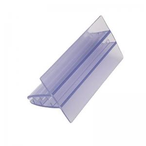  Supermarket Price Tag Holder Plastic Shelf Label Holder Reusable For Wire Shelf Manufactures