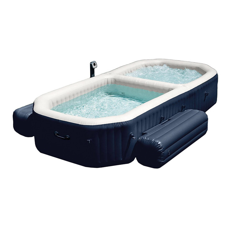  4-6 Person Inflatable Spa Hot Tub Adjustable Temperature Inflatable Spa Bathtub Manufactures