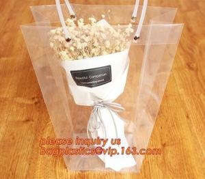  PP plastic flower carry bags with hanging for potted plant bags,quality assurance great quality pp flower bag bagease pa Manufactures