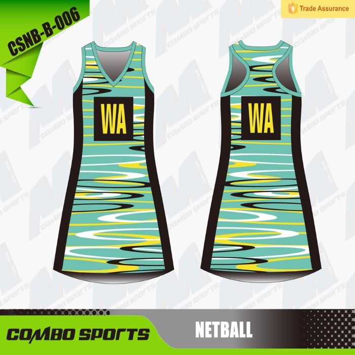  BSCI Team Sport Uniforms , 175gsm A Line Netball Dresses Quick Drying Manufactures