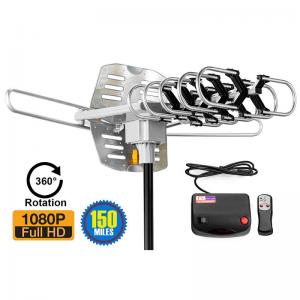  High Gain UHF/VHF Channels Outdoor TV Antenna 150 Mile Range Digital Amplified HDTV Antenna Manufactures