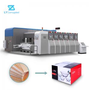  6 Color Cardboard Flexo Printing Machine 900mm × 2100mm Feeding Manufactures