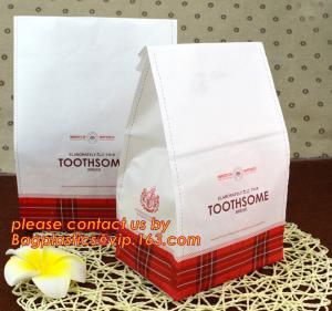  Customize Translucent Window Brown Greaseproof Kraft Paper Bag Special Opp Window Shape, window bags, greaseproof paper Manufactures