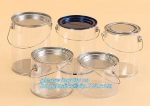  aluminum tin aluminum container jar with clear window top aluminum cans with screw lid for cosmetic/food bagplastics pac Manufactures