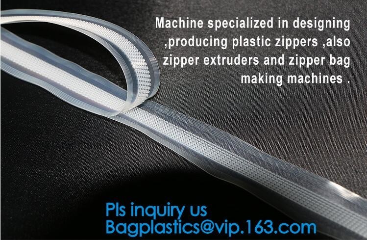  inequilateral double track pe zipper for pouch, premium Hooking-Lok/press-lok for bag, TPU Water Proof Zipper, dry divin Manufactures