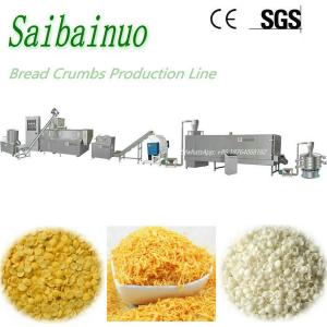  New automatic industrial panko bread crumb snack food making machine Manufactures