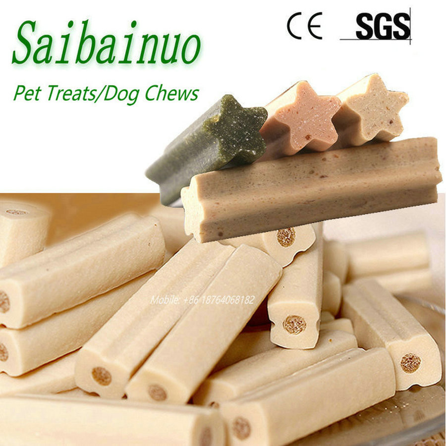 High Quality Fully Automatic Dog Treats/Pet Chews Bone Plant Machine