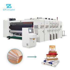  PLC Flexo Printer Slotter , Rotary Printing Slotting And Die Cutting Machine Manufactures