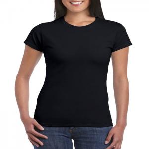  Summer Cool 180G/M2 Womens Fitted T Shirts , SM MD LG XL Black Cotton Shirt Manufactures