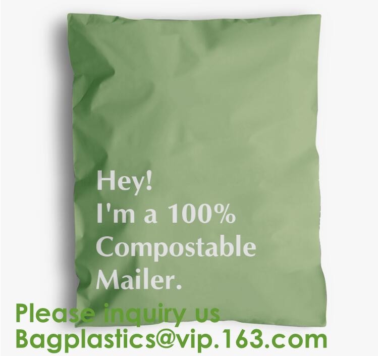  Green Starch Mailer Biodegradable Compostable Plastic Shipping Packaging Apparels Mailing Garment Pack Bags Manufactures