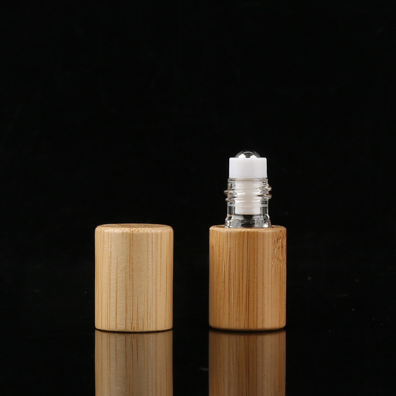  PETG 15ml Bamboo Roller Bottle For Eye Serum Hot Stamped Manufactures
