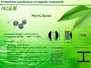  PD31L Series 1.0μH~120μH Unshield SMD Power Inductors Round Size Manufactures