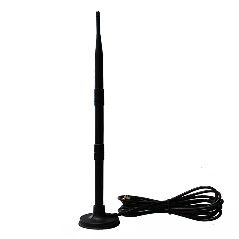  Omni Directional 9dBi 2.4G And Wifi Antenna RP-SMA Male Connector Magnetic Base Manufactures