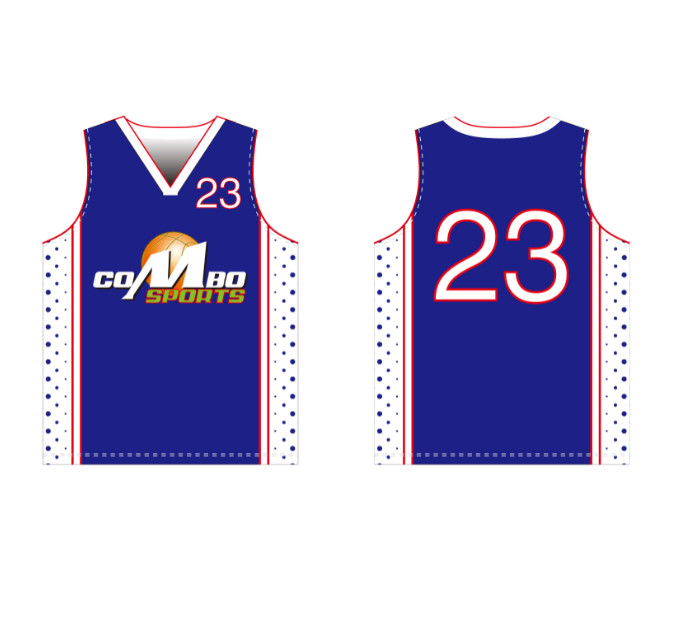  Polyester Sublimated Basketball Jersey , ODM Recycled Tee Shirts Manufactures