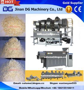  Automatic twin screw extruded flattened rice flake making machine manufacturer equipment Manufactures